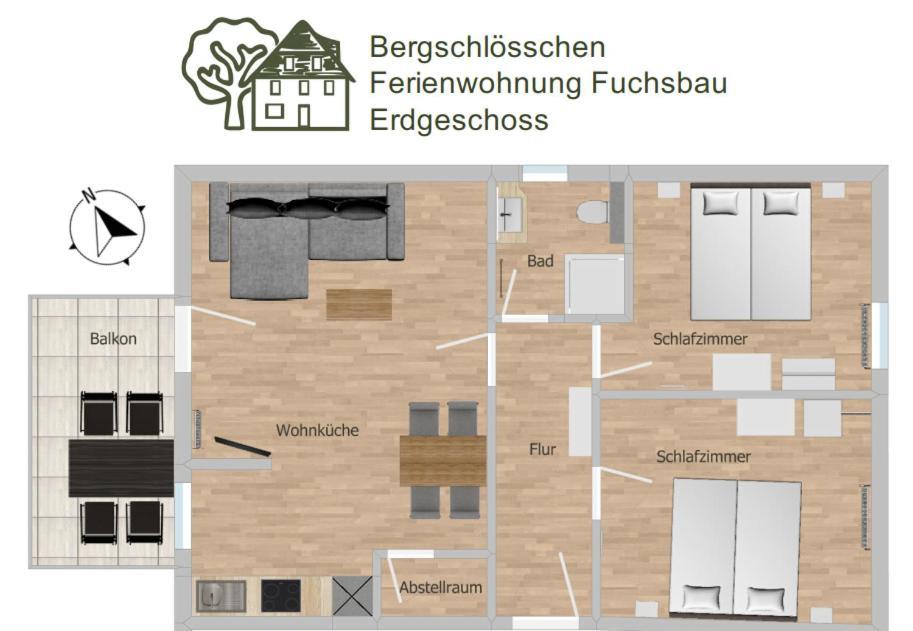 Bergschloesschen Edersee Waldeck  Esterno foto
